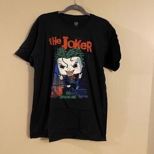 Mens Funko Black Short Sleeve “DC Comics The Joker by Jim Lee” -Unisex Large Tee